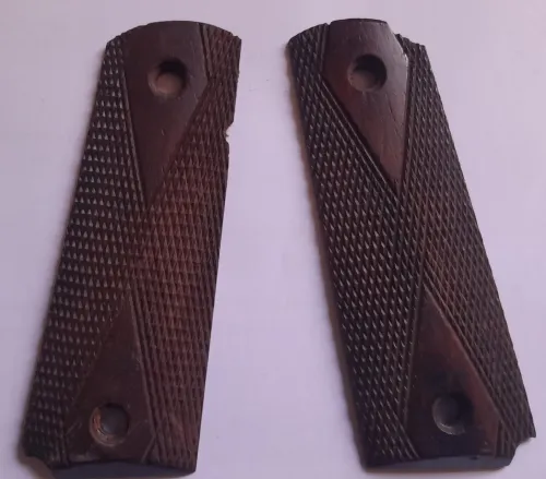 Colt 1911 .45acp wooden grips 