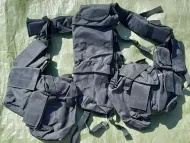 Black SA style load bearing vest 